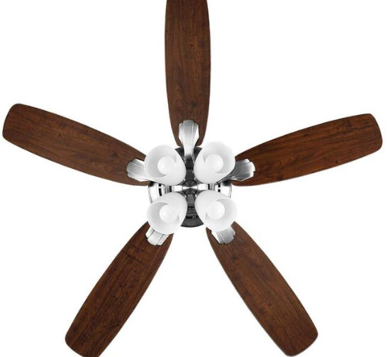 Hampton Bay
Hollis 52 in. Indoor LED Brushed Nickel Dry Rated Ceiling Fan with 5 Reversible Blades, Light Kit and Remote Control