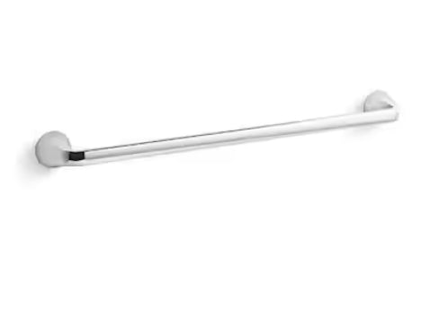 KOHLER
Cursiva 24 in. Wall Mounted Towel Bar in Polished Chrome