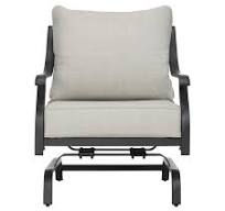 Style Selections Elliot Creek Set of 2 Dark Gray Steel Frame Conversation Chair with Gray Olefin Cushioned Seat